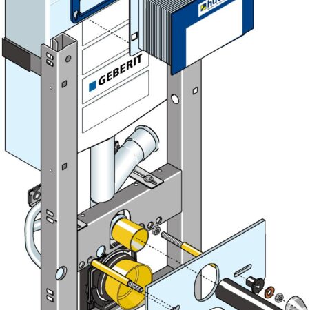 GE Huter Montageelement WWC UP320 >60cm fuer Trockenbau, Vor- und Inwand mit GA