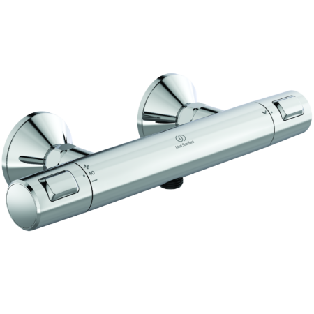 Ideal Standard Brausethermostat Aufputz Ceratherm T25, Ausladung 80mm, Chrom