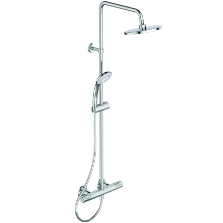 Ideal Standard Duschsystem mit Brausethermostat Ceratherm T25, Chrom