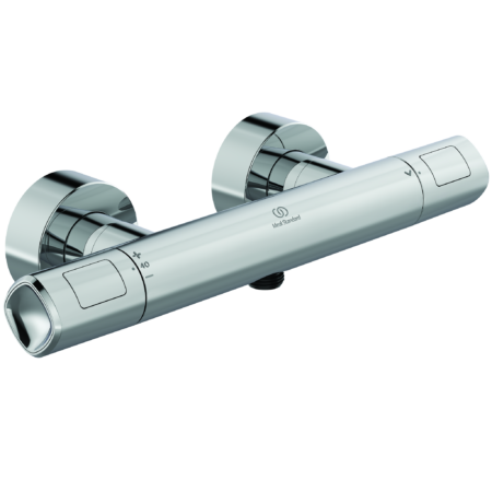 Ideal Standard Brausethermostat Aufputz Ceratherm T100, Ausladung 78mm, Chrom