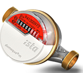 Ista Wohnungswasserzaehler 16095 110mm 3/4"AG 90Gr.incl.Ersteichung o.Verschrbg