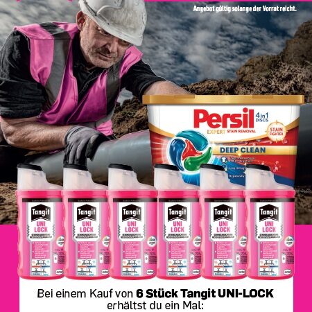 ALVA Aktionspaket Tangit 160m VPE 6 Stk inkl. Persil 4 in 1 Discs