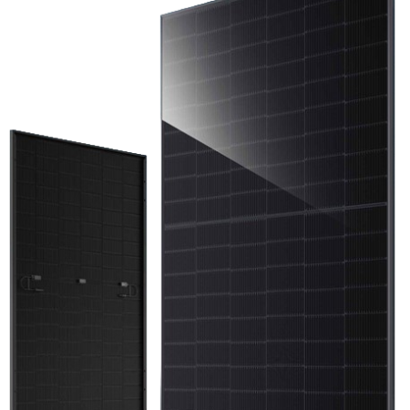 PV-Modul 455Wp Glas/Glas, Full Black, Bifazial, 1762x1134x30mm, 5400Pa Schneelast, HW 3