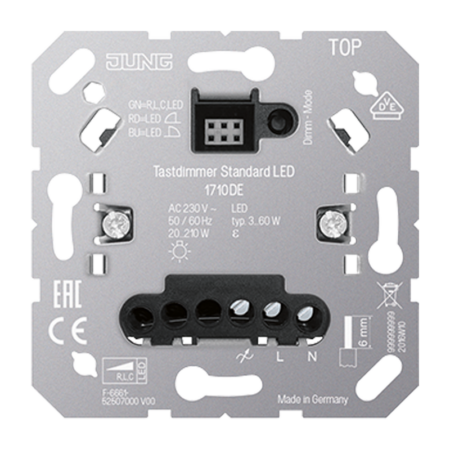 Tastdimmer Standard LED, ohne Nebenstell eneingang, UP
