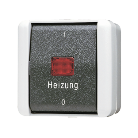 Heizungsschalter, Aus 2-pol., 10 AX 250 V ~, IP 44, WG 800