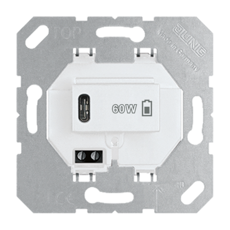 USB-Ladegerät PD, 1 x Typ C, alpinweiß