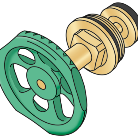 K50F KELIT Absperrventil-Handradoberteil 3/4"