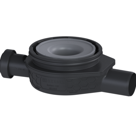 KESSEL Grundkörper Der Ultraflache 79, Länge 280 mm, Verriegelung, Rost Design, Sperrwasserhöhe 50 mm, Abdichtung Grundkörper durch