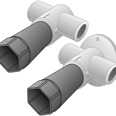 KE50A KELEN PP-RCT Absperrventil Unterteil mit Stopfen 20x1/2"