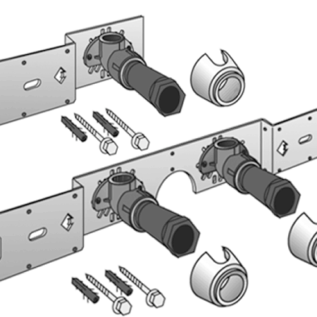 KE85 KELEN PP-RCT Anschluss-Set 20x1/2" 15cm
