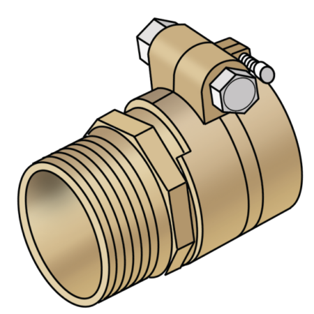 PEX15-K KELIT PEX Klemmverbindung mit AG 25x2,3mm / 3/4"