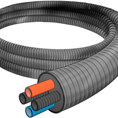 PEX04 KELIT-QUATTRO-Rohr Wärmepumpe Heizung 6bar H: 2x32 E: 2x32 / 140
