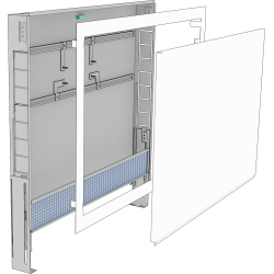 KM576 KELOX UP Verteilerschrank mit Metalldeckel 6-10 L: 940mm SET