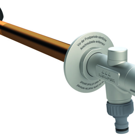 KEMPER Frostsichere Außenarmatur FROSTI, Fig. 578 00 Bausatz 150-415mm Griff DN20