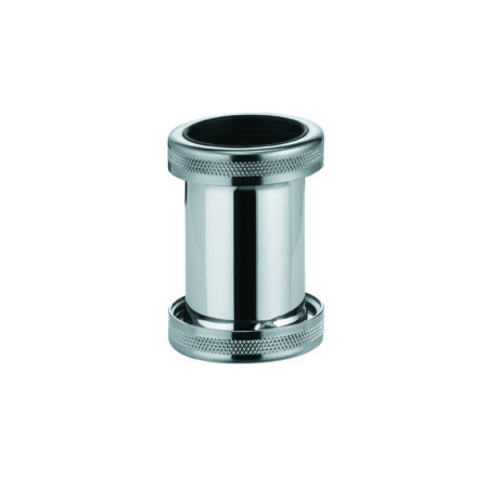 KLUDI WT-u.Bidet-Sifon Rohrkupplung mit 2 Verschraubungen chrom