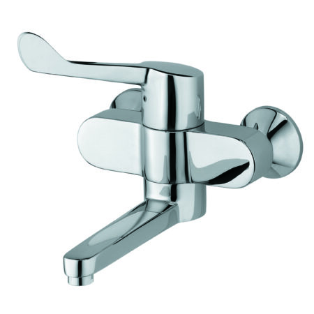 KLUDI MEDI CARE Wandarmatur-EHM Klinik Armhebel 230mm Ausladung chrom