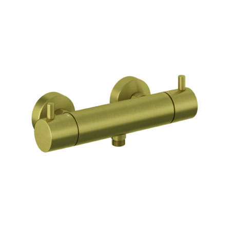KLUDI BOZZ Therm.-Brausearmatur ohne Brausegarnitur brushed gold