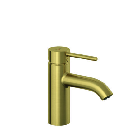 KLUDI BOZZ Waschtisch-EHM 75mm mit Push Open Ablaufventil brushed gold