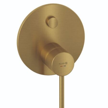 KLUDI BOZZ UP-Wafü-/Br.-EHM Push Set m. Funktionseinh.,f. 88022 Brushed Gold
