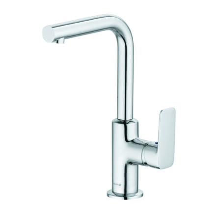 KLUDI PURE & STYLE WT-EHM m. seitl. Bed. m. Metallablaufgarnitur chrom