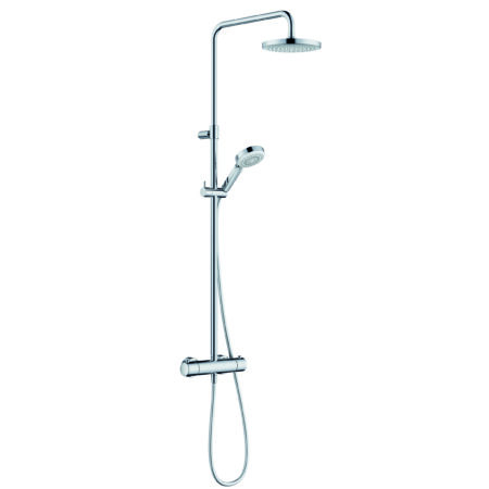 KLUDI-DIVE DIVE S 3S Thermostat Dual Shower System chrom