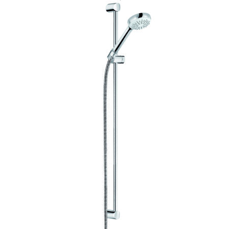 KLUDI LOGO 1S Brause-Set mit Wandstange 900mm chrom