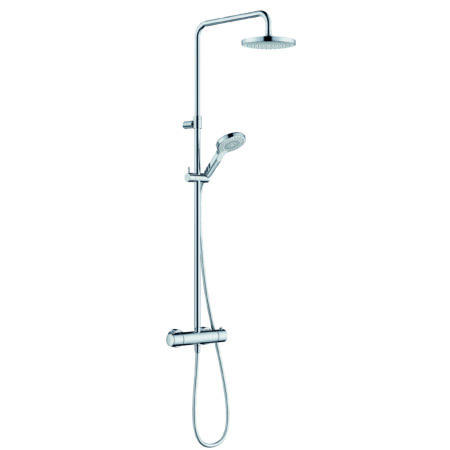KLUDI-DIVE Dive X 3S Thermostat Dual Shower System chrom