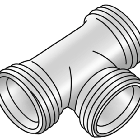 KM340E KELOX Schraub-Kupplungs T-Stück 3/4"