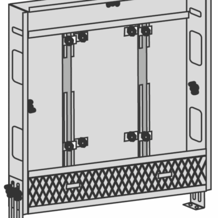 KM570 KELOX Universal-Verteilerschrank-Korpus 9-12 L: 840mm