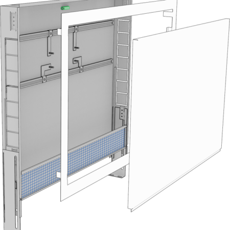 KM576 KELOX UP Verteilerschrank mit Metalldeckel 5-8 L: 750mm SET