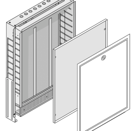 KM577 KELOX FB UP-Verteilerschrank mit Metalldeckel Sondergr.L: 1200mm SET