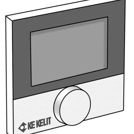 KM690D KELOX Raumthermostat Digital-Standard 86x86x31mm