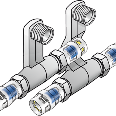 KMP435X KELOX PROTEC CLIX SL-Anschlussgarnitur 20x1/2"x20