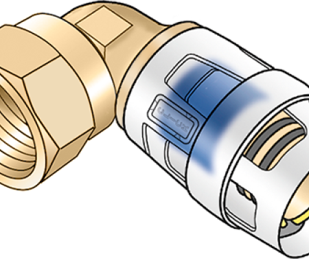 KMP467X KELOX PROTEC CLIX Übergangswinkel 90° mit IG 25x3/4"
