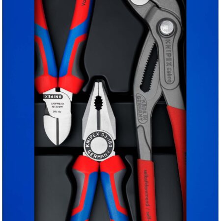 KNIPEX 00 20 09 V01 Bestseller-Paket 1 x 03 02 180, 1 x 70 02 160, 1 x 87 01 250  (SB-Karte/Blister)