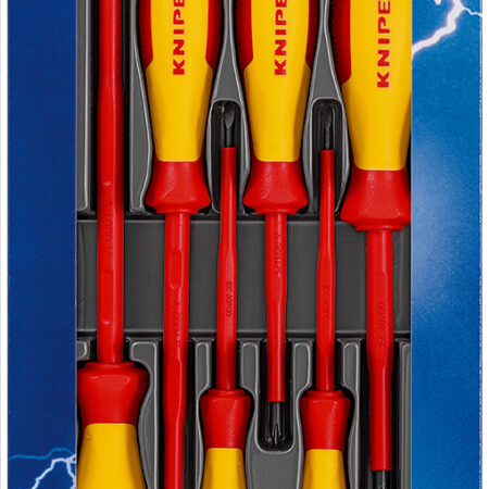 KNIPEX 00 20 12 V01 Schraubendreher-Paket 6-teilig  (SB-Karte/Blister)