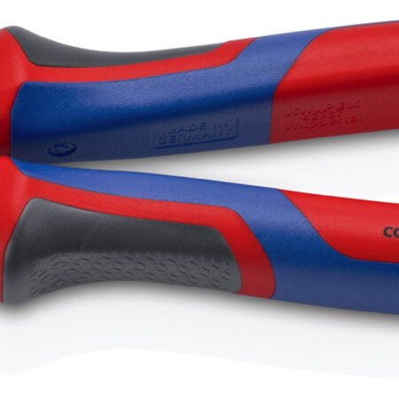 KNIPEX 74 05 200 Kraft-Seitenschneider mit Mehrkomponenten-Hüllen verchromt 200 mm