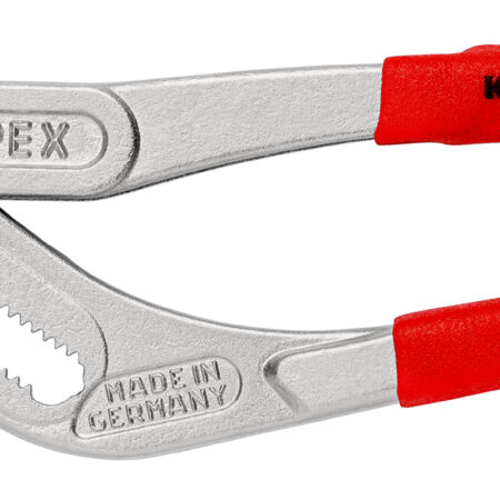 KNIPEX 81 13 250 Siphon- und Connectorenzange "SpeedGrip" mit rutschhemmendem Kunststoff überzogen verchromt 250 mm