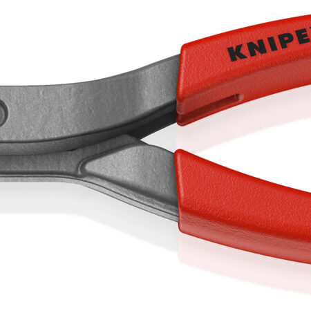 KNIPEX 82 01 150 TwinGrip® Front- und Seitengreifzange mit rutschhemmendem Kunststoff überzogen grau atramentiert 150 mm