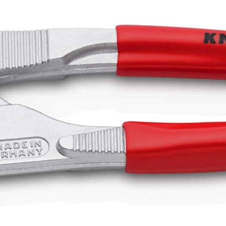 KNIPEX 86 03 250 Zangenschlüssel Zange und Schraubenschlüssel in einem Werkzeug mit Kunststoff überzogen verchromt 250 mm