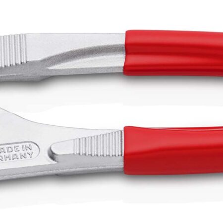 KNIPEX 86 03 300 Zangenschlüssel Zange und Schraubenschlüssel in einem Werkzeug mit Kunststoff überzogen verchromt 300 mm