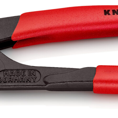 KNIPEX 87 01 250 Cobra® Hightech-Wasserpumpenzange mit rutschhemmendem Kunststoff überzogen grau atramentiert 250 mm