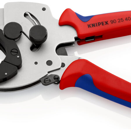 KNIPEX 90 25 40 Rohrschneider für Verbund- und Kunststoffrohre mit Mehrkomponenten-Hüllen verchromt 210 mm