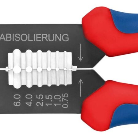 KNIPEX 97 22 240 Crimpzange mit Mehrkomponenten-Hüllen schwarz lackiert 240 mm
