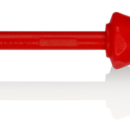KNIPEX 98 20 65 Schraubendreher für Schlitzschrauben isolierender Mehrkomponenten-Griff, VDE-geprüft brüniert 262 mm