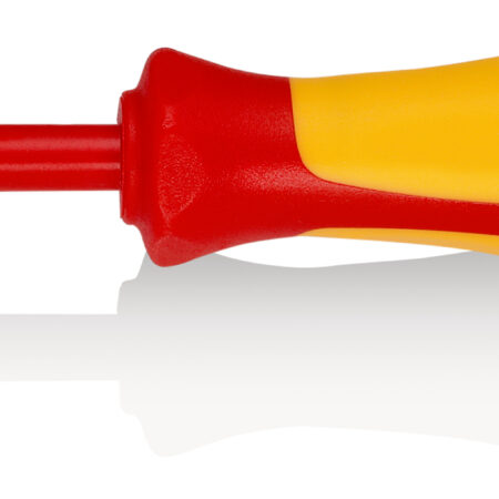 KNIPEX 98 24 01 Schraubendreher für Kreuzschlitzschrauben Phillips® isolierender Mehrkomponenten-Griff, VDE-geprüft brüniert 187 mm