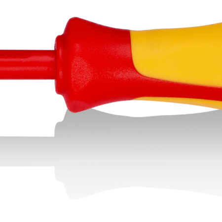 KNIPEX 98 24 01 SLS Schraubendreher (Slim) PlusMinus Phillips® isolierender Mehrkomponenten-Griff, VDE-geprüft brüniert 187 mm