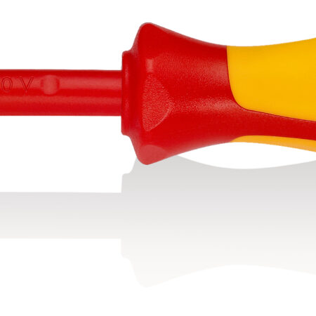 KNIPEX 98 25 02 Schraubendreher für Kreuzschlitzschrauben Pozidriv® isolierender Mehrkomponenten-Griff, VDE-geprüft brüniert 212 mm