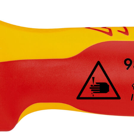 KNIPEX 98 52 SB Kabelmesser isolierender Mehrkomponenten-Griff, VDE-geprüft 190 mm (SB-Karte/Blister)