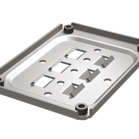 100x140 Alu-Kombiplatte für Pfosten FP-System, FP-System